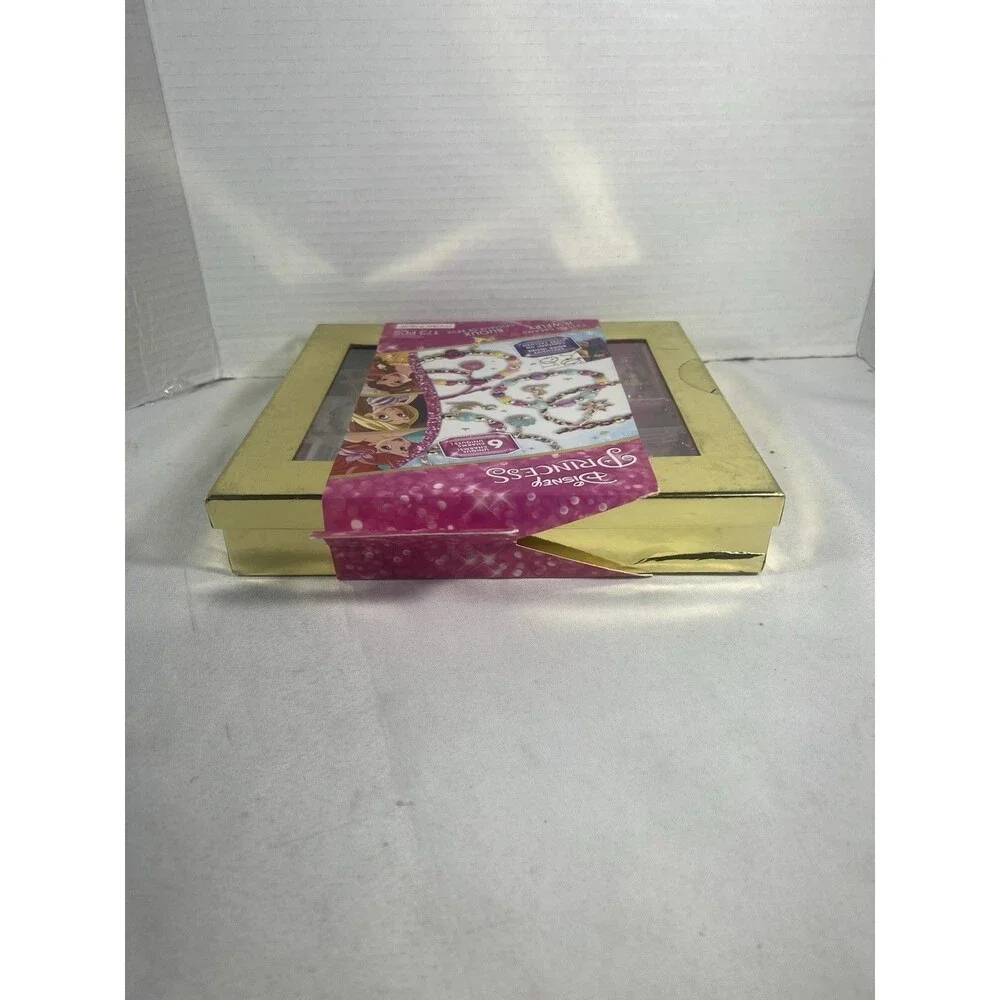 Disney Princess Crystal Dreams Jewelry Making Kit DIY Beads Charms 6 Bracelets